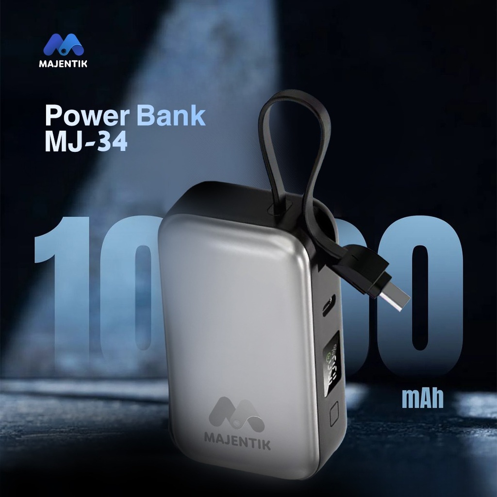 باور بانك MJ-34 بسعة 10000 مللي أمبير