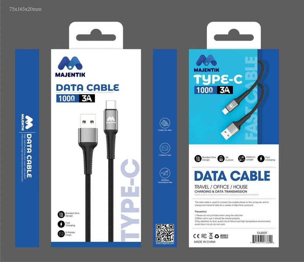 كابل CL-023 USB إلى Type-C