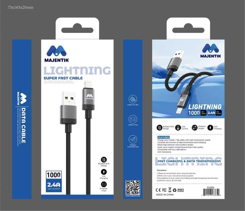 كابل CL-021 USB TO L
